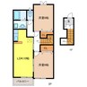 Current House 2LDKの間取り