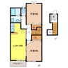 Current House 2LDKの間取り
