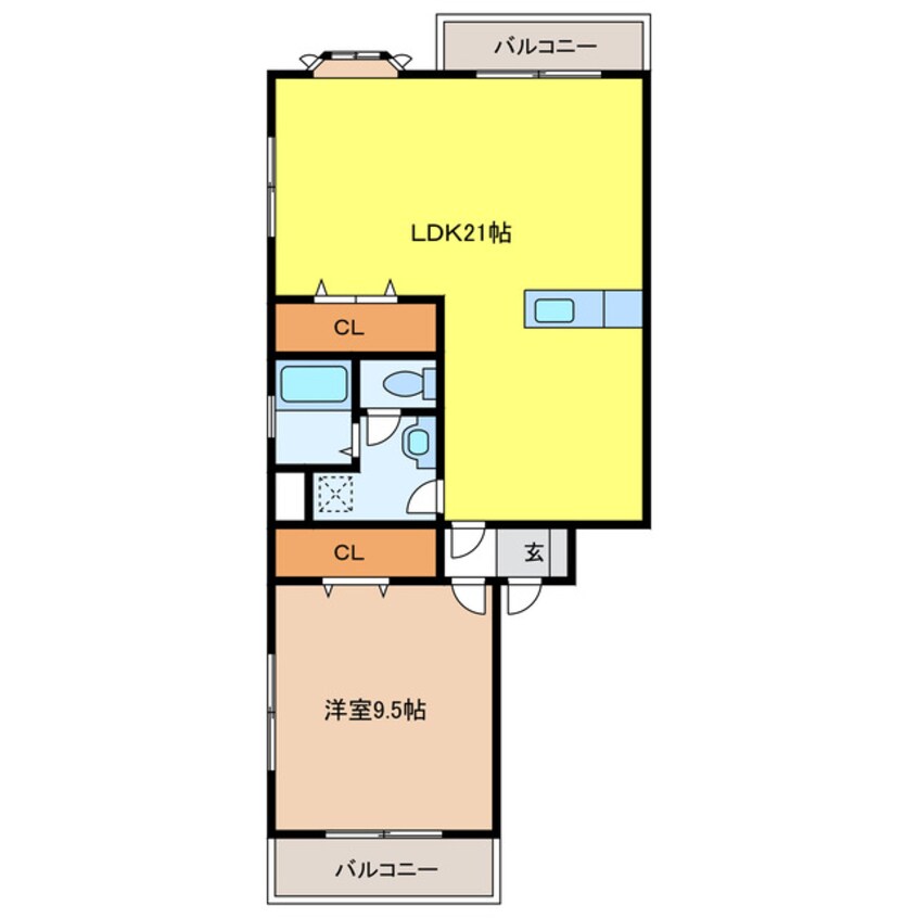 間取図 パールハイツ トヨダ