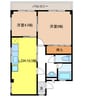ハイツむすぶ 2LDKの間取り