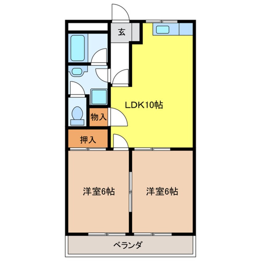 間取図 スピカ小柳