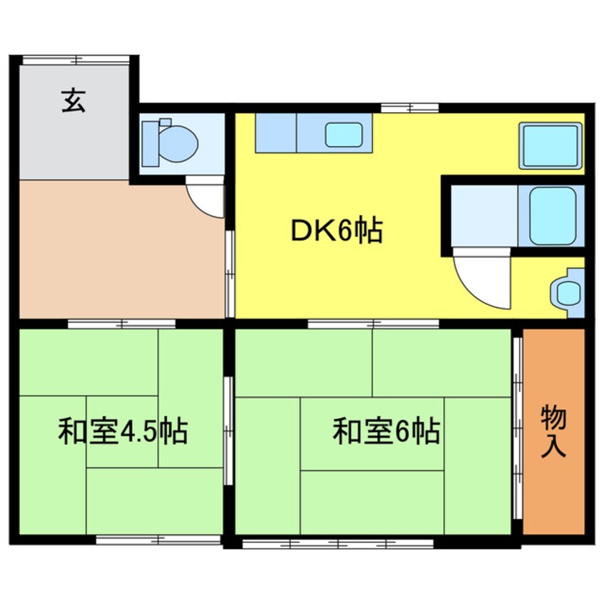 間取図 棚瀬様借家