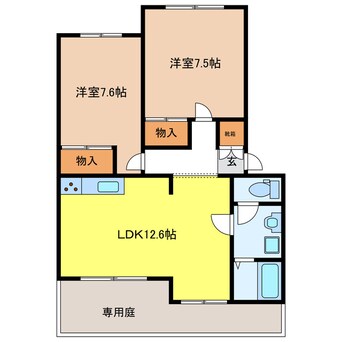 間取図 サンフォレスト　Ａ