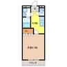 エクセールＡＳＡＮＯ 1Kの間取り