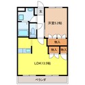 ハイムエスポワールⅡの間取図
