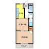 アーバンハウスＴＡＫＡＤＡ 2Kの間取り