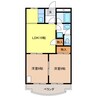 向日葵弐番館 2LDKの間取り