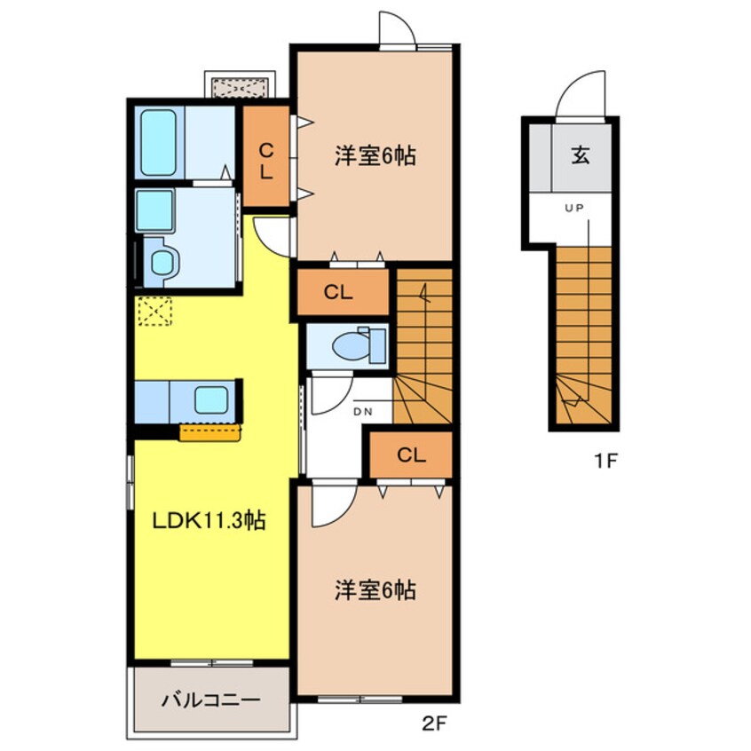 間取図 ジュネスⅡ