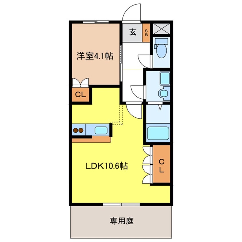 間取図 スプリング　デザイアー