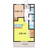 スプリング　デザイヤー 1LDKの間取り
