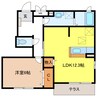 プロムナード２番館 1LDKの間取り