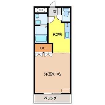 間取図 メゾン土貴野