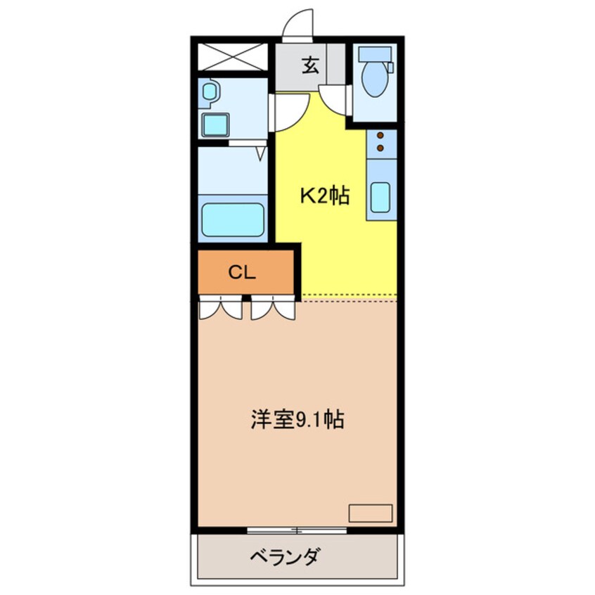 間取図 メゾン土貴野