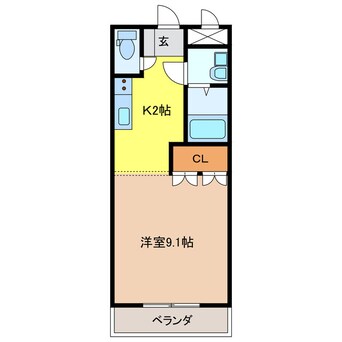 間取図 メゾン土貴野