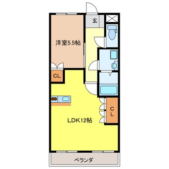 間取図 ウッドヴィレッジⅢ