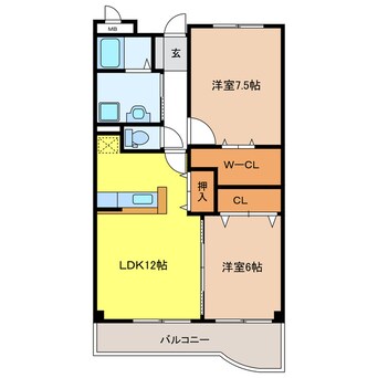 間取図 サンフォレスト