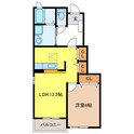 ラフレシールメゾンの間取図