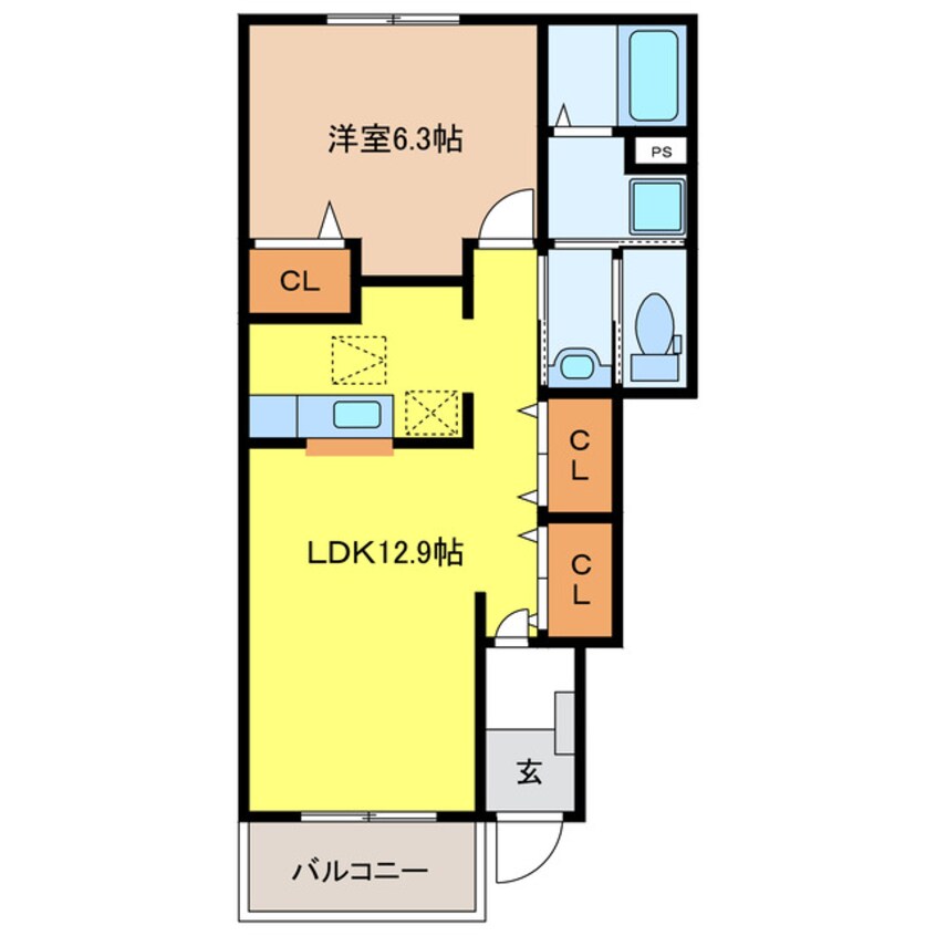 間取図 エスポワールＫ