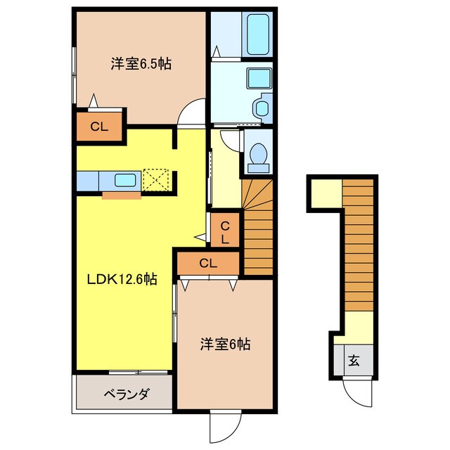 間取り図 エスポワールＫ