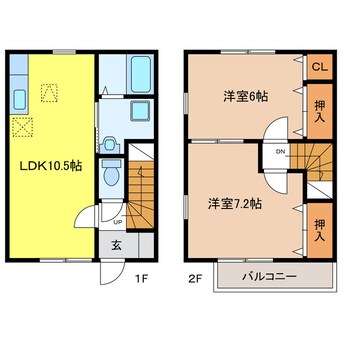 間取図 ラポール・Cｌａｉｒ　Ⅰ