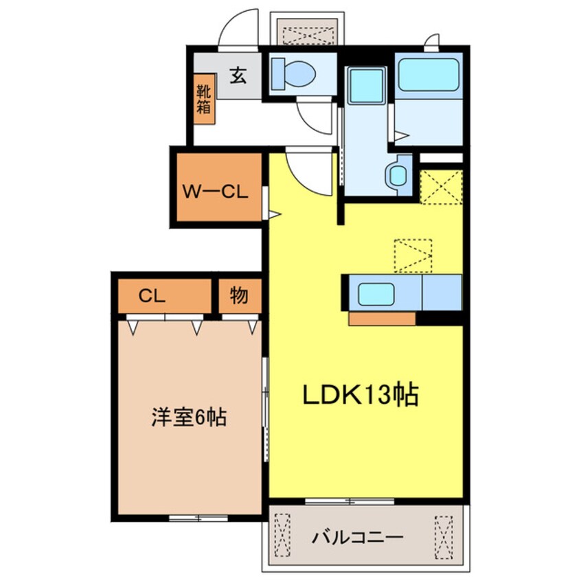 間取図 ル・ソレイユＢ