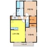 エミール 2LDKの間取り