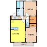 エミール 2LDKの間取り