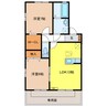エミール 2LDKの間取り