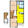 ハーモニーＢ 2LDKの間取り