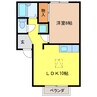 グリーンハイツ真正Ｂ 1LDKの間取り