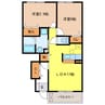 ファヴォーレ 2LDKの間取り