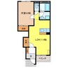アシューレ 1LDKの間取り