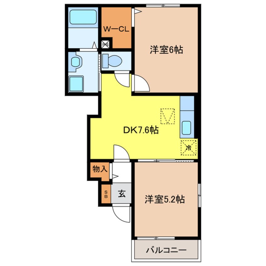 間取図 ハピネスクレイン