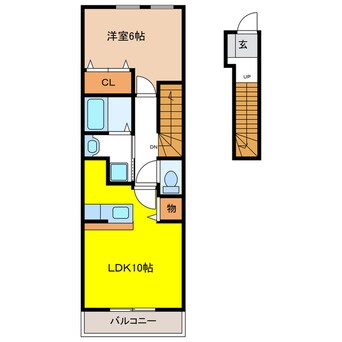 間取図 クロスローズ参番館