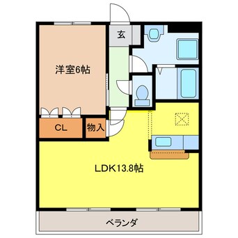 間取図 ブリリアントガーデンＣ