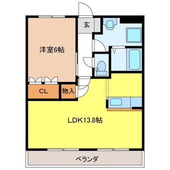 間取図 ブリリアントガーデンＣ