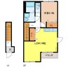 ＬＲステディア 1LDKの間取り