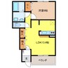 ＬＲステディア 1LDKの間取り