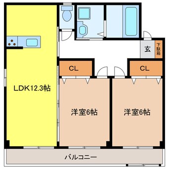 間取図 クリスタルパレス