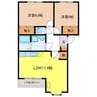 ヴィラファシリーテ 2LDKの間取り