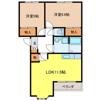 間取図 ヴィラファシリーテ