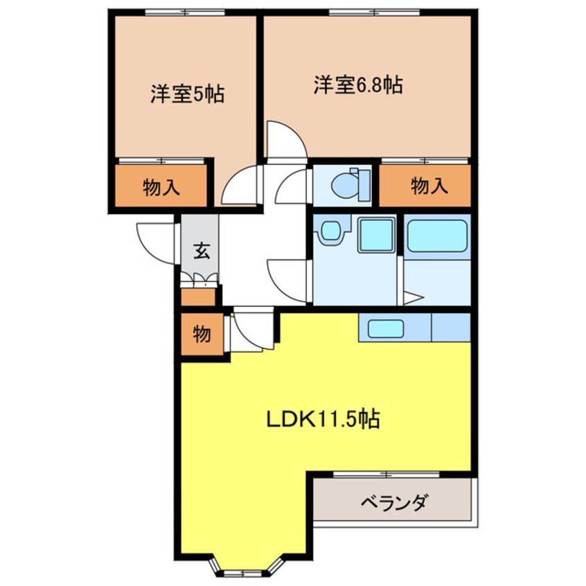 間取図 ヴィラファシリーテ