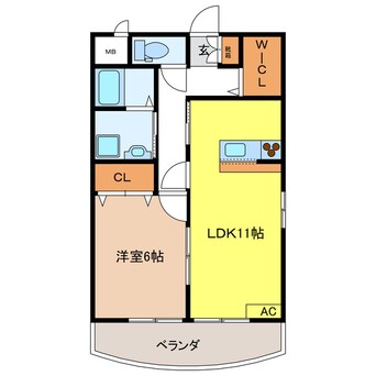 間取図 エルーセラＯＨＮＯ