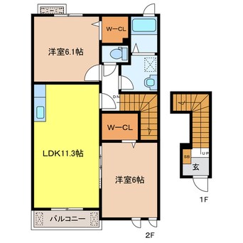 間取図 ソレイユ