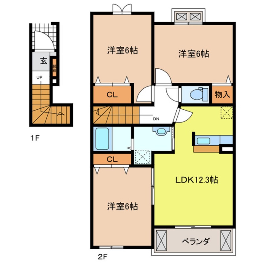 間取図 マーべラス　スクエアⅠ