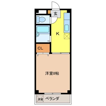 間取図 シャンブル高野