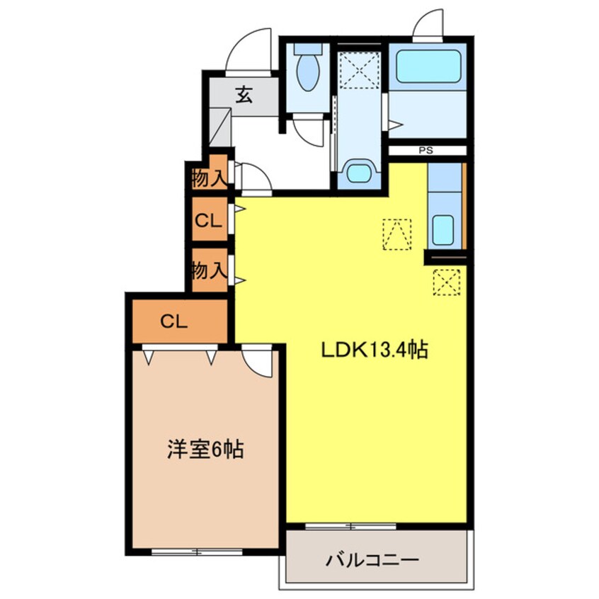 間取図 パイン・フィールド