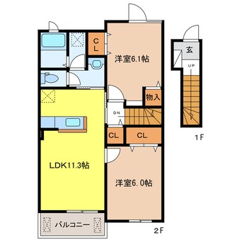 間取図 オリーブガーデン　Ａ