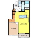オリーブガーデン　Ｂの間取図