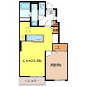 オリーブガーデン　Ｂの間取図